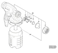 Bosch 3 603 B07 270 PFS 5000 E Spray Pistol 230 V / GB Spare Parts PFS5000E